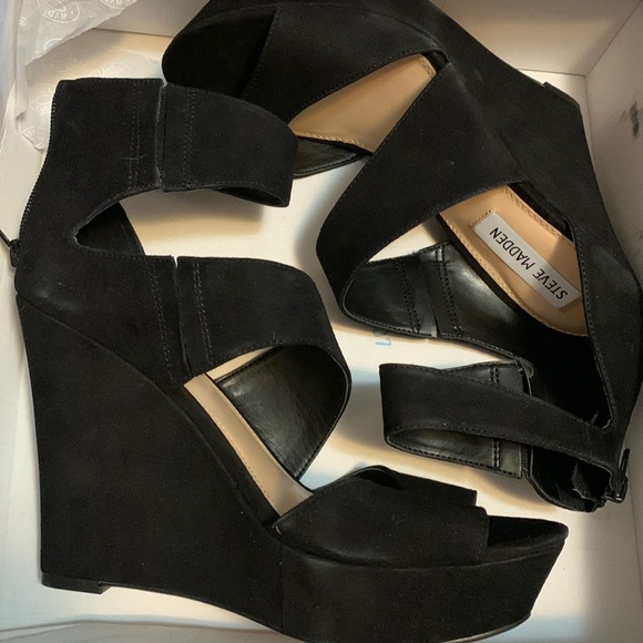 Steve Madden platform wedges - Picture 1 of 10